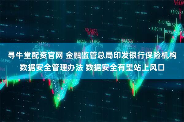 寻牛堂配资官网 金融监管总局印发银行保险机构数据安全管理办法 数据安全有望站上风口