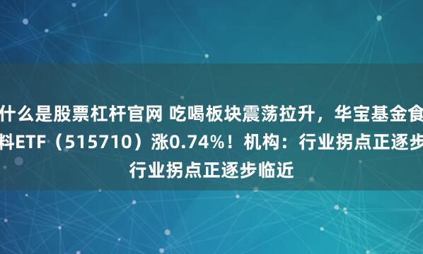 什么是股票杠杆官网 吃喝板块震荡拉升，华宝基金食品饮料ETF（515710）涨0.74%！机构：行业拐点正逐步临近